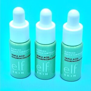 Elf blemish breakthrough triple acid resurfacing serum mini x3